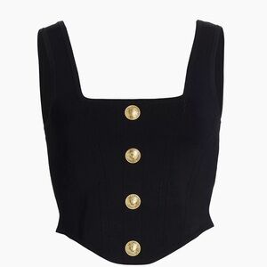 L’Agence Saga Compact Corset Top nwt
